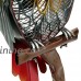 Decorative Table Fan - Mini Parrot Design - Handcrafted Steel - B00IPTW966